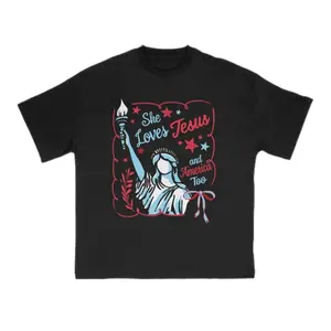 Women's Round Neck Short-Sleeve Breathable Oversized T-Shirt, Comfortable Fabric Women's Top