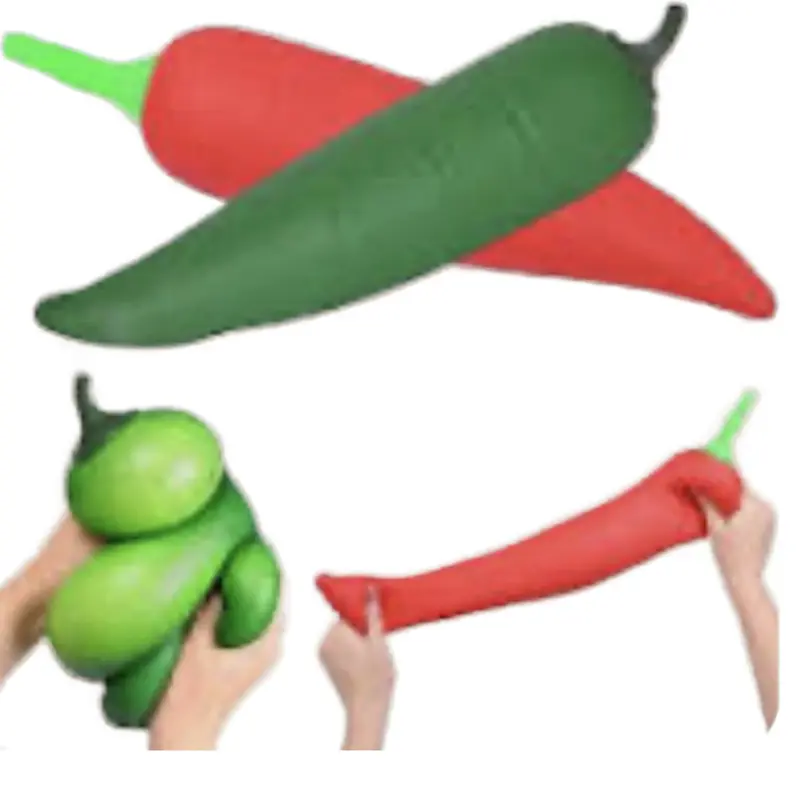 Giant pepper single squishy stress relief toy Farmers Market