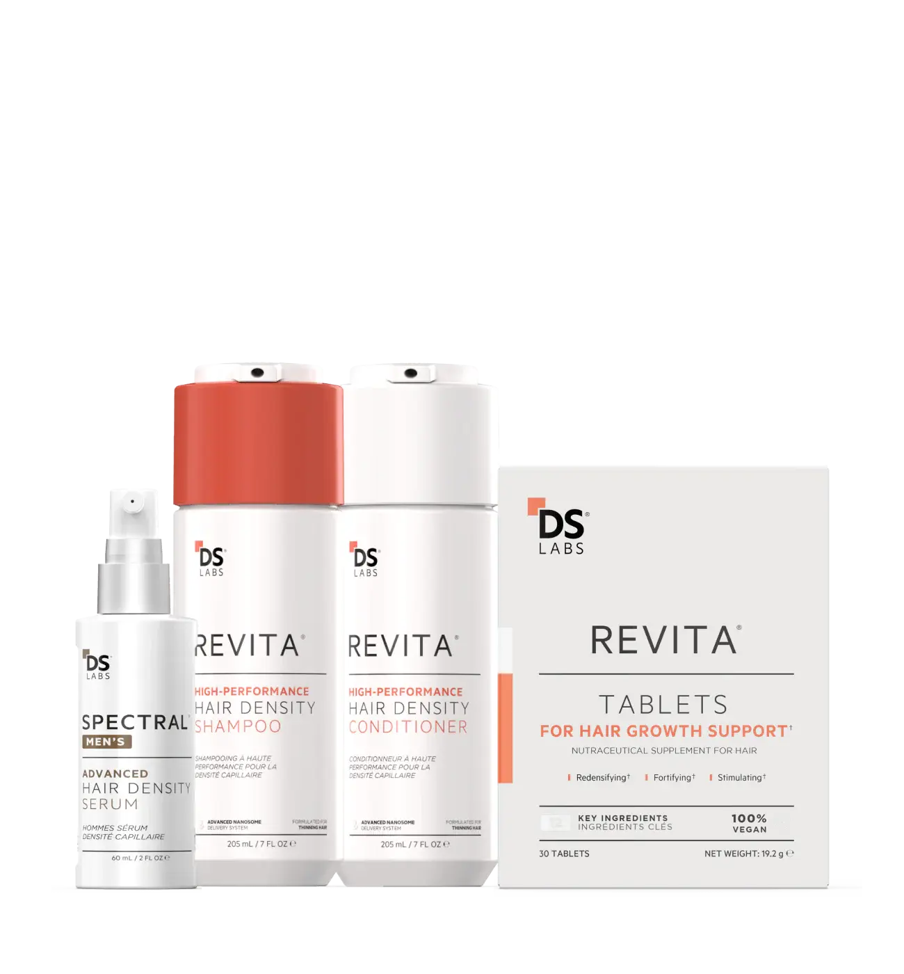Men's Hair Density Kit PLUS | Revita Shampoo/Conditioner+ Spectral Men's + Revita Tablets