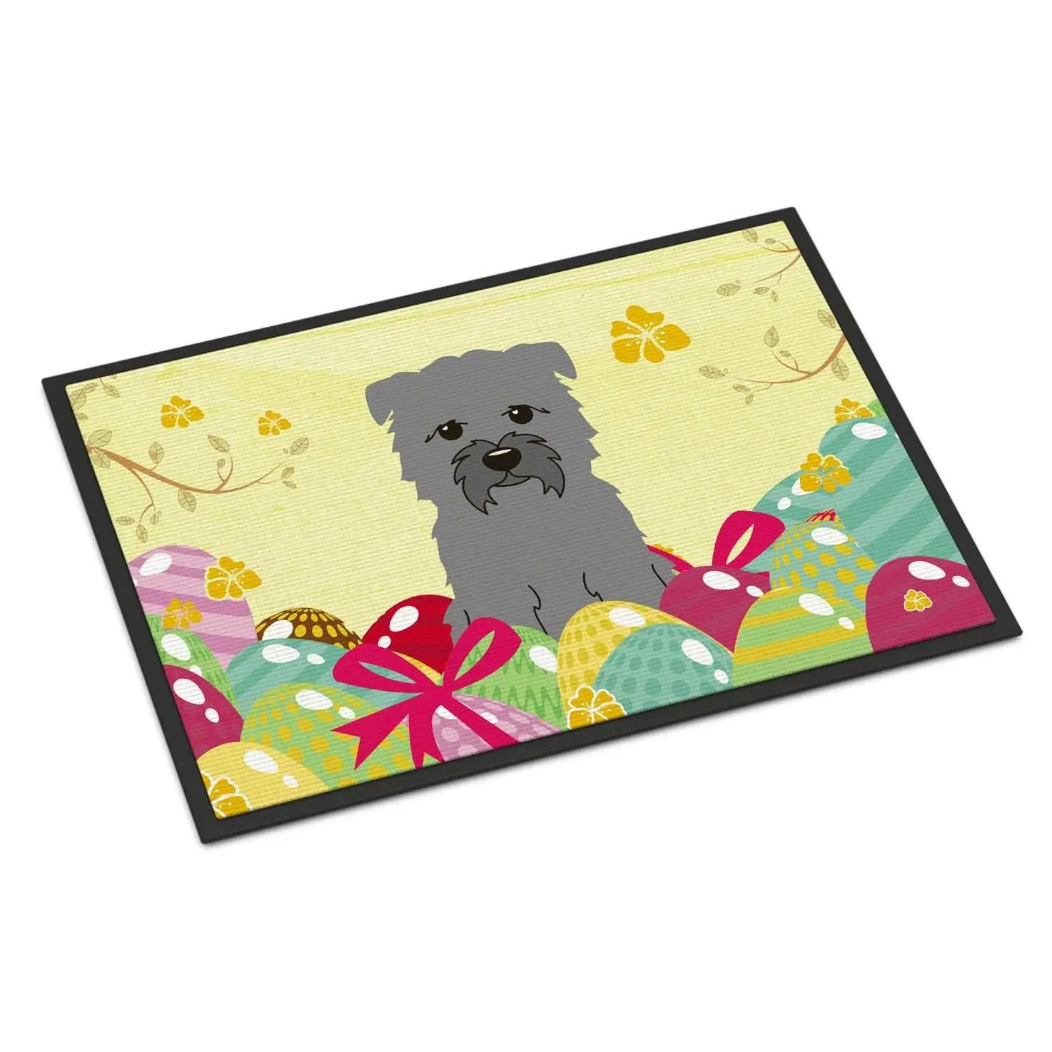Easter Eggs Glen of Imal Grey Indoor or Outdoor Mat 24x36 BB6059JMAT