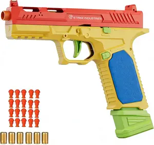Shell Ejecting Toy Gun,Featuring Mechanical Continuous Firing & Long-Distance Shooting,Educational Toy Model,Great Birthday Gifts for Boys Adults