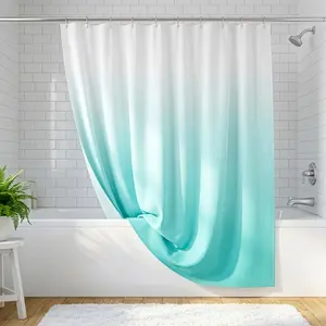 Shower Curtain 70x72 Inches Water Resistant Mildew Resistant Material Durable Easy to Clean Stylish & Functional for Home Apartment Dorm Hotel Guest Bathroom