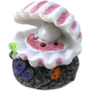 Aquarium Volcano with Air Stone Bubbler Volcano Ornament Fish  Bubble Maker Aquarium Air Bubbling Airstones