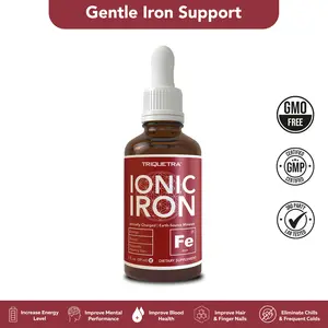 Ionic Liquid Iron Supplement – 236 Servings, Highly Absorbable, Vegan, Non-Flavored, Gentle Digestion, Earth-Sourced, Third-Party Tested, cGMP, Ideal for Women & Men, US-Made Quality for Daily Use