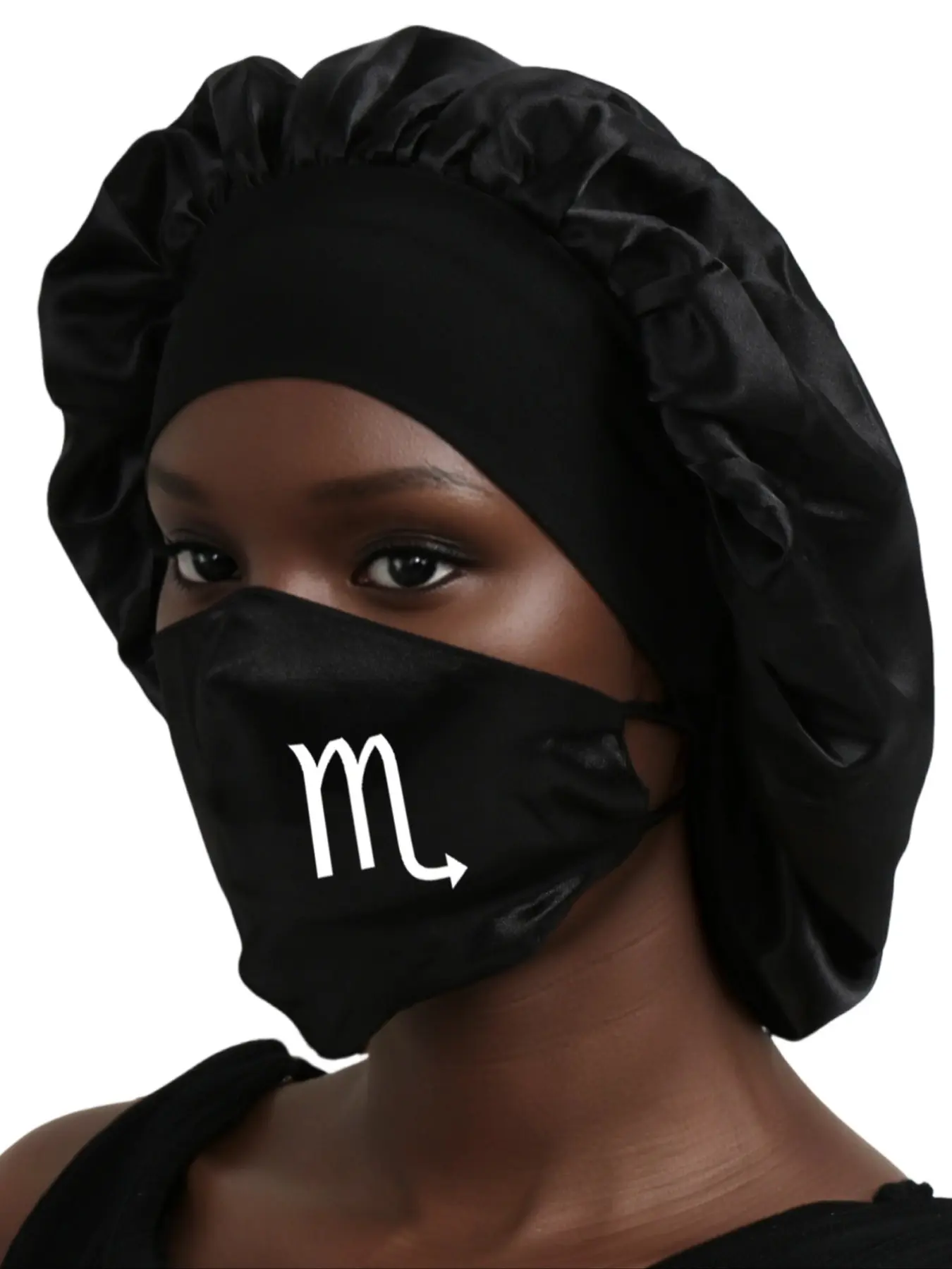 Satin Face Mask with constellation printing, Stylish Masks Print, 1 Piece Soft Breathable Face Covering, Fashion Accessories for Women & Men Gifts