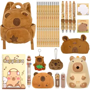 28 count Cute Capybara Gifts with Capybara  and Stationery set for Birthdays Gifts  to School Classroom Rewards for Womens or Others.