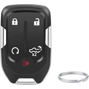 5-Button Keyless Entry Remote Key Fob Shell Replacement Fits for 2019-2020 GMC Sierra 1500 2500HD 3500HD GMC Acadia Chevy Silverado