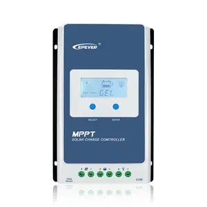 EPEVER MPPT Solar Charge Controller 40A 12V/24V Max PV 100V for Gel Flooded Sealed LiFePO4 Lithium Battery LCD Display Common Negative Grounding 520W/1040W Solar Panels regulator Charger (Tracer4210AN)