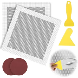 10 X 10 Inch Drywall Repair Patch, 6 Pack Drywall Repair Kit Large Hole PatchRepair for Drywalls Heavy Duty Self-Adhesive Mesh Drywalls Patch Kit, Wll Patchs Sheetrock Repairs for Drywall-Plaster Wall