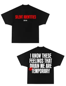 BLACK "TEMPORARY" SHIRT BLACK "TEMPORARY" SHIRT