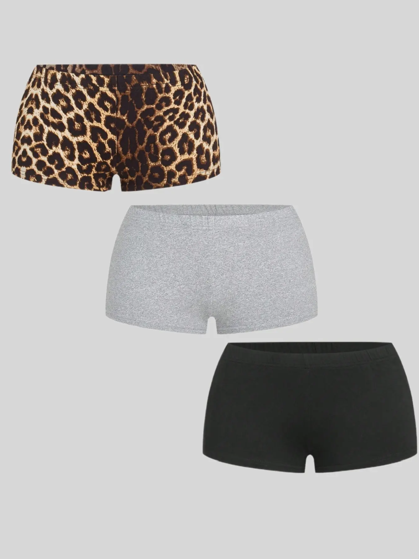 Daily casual style versatile simple solid color women's shorts Elastic Shorts