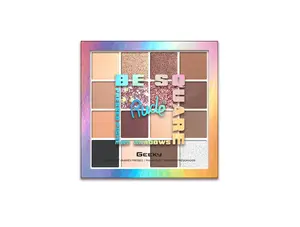Be Square Pressed Pigments & Shadows - Geeky
