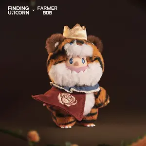 [FINDING UNICORN] 【Live Unboxing】FARMER BOB FURRY TIGER PRINCE BOB Cute Figures Desktop Ornament Collectible Toys Birthday Gifts
