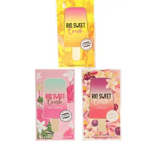 3 Rio Sweet Crush Eau De Parfum Women’s Perfume ( Yellow, vanilla and pink jasmine) 100ml/each