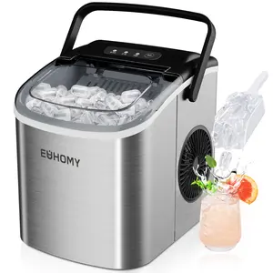 【 LIVE】EUHOMY Best-Selling Bullet-Ice Countertop Ice Maker: 6-Minute Fast Ice, 26-lb Daily Capacity, Self-Cleaning & Space-Saving