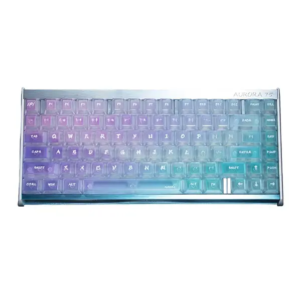 IPI Aurora75/65 Hall Effect Gaming Keyboard, 75% Custom Creamy Gaming Keyboard with Rapid Trigger RGB Magnetic Switches for Valorant FPS PC Gamers, Gaming Keyboards