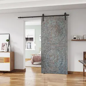 Handcarved Kamasutra Wall Decor Panel Artistic Wood Carved Wall Art 72X36