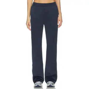 WellBeing + BeingWell The Track Pant in Navy & Bone