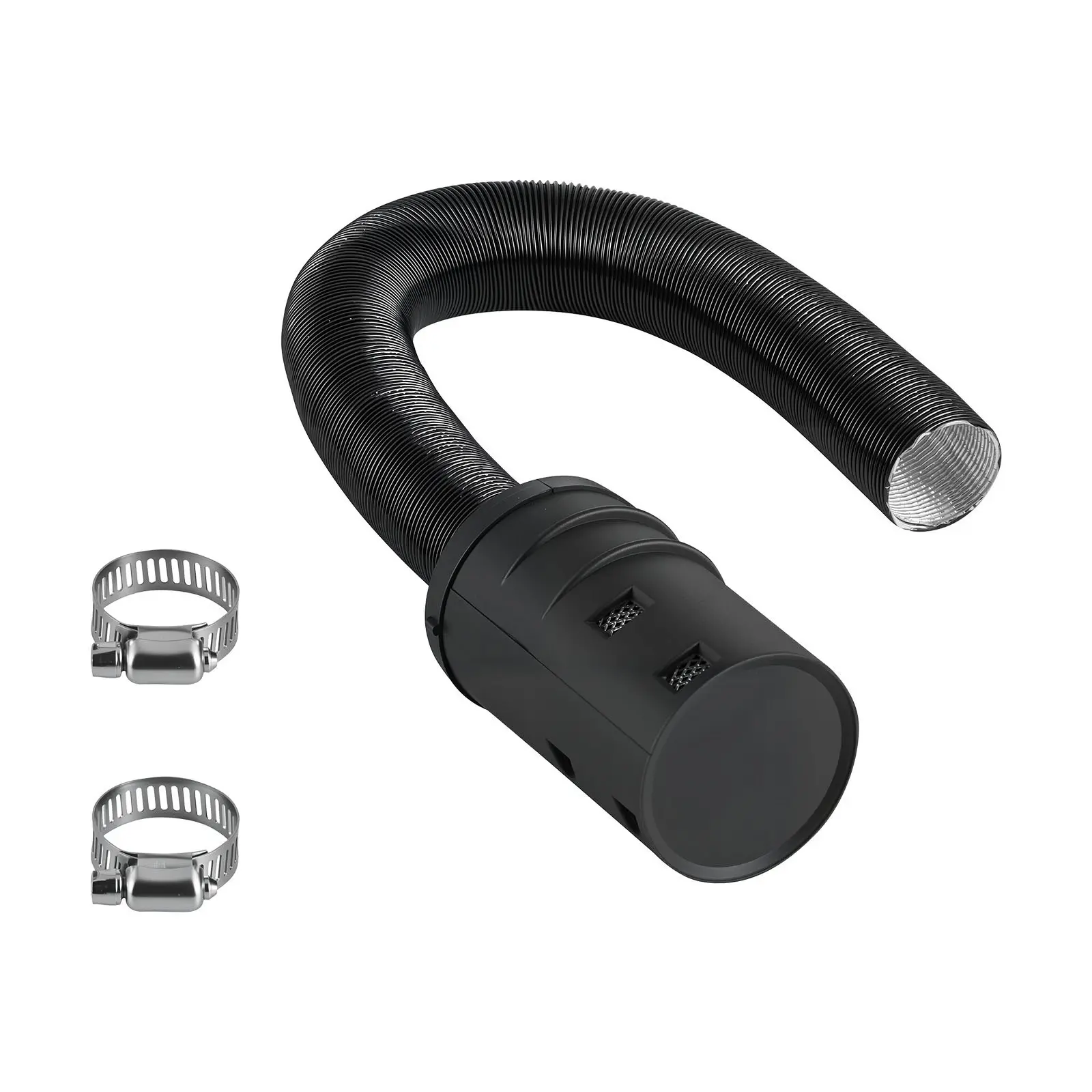 【Summerfinds】 VEVOR Diesel Heater Intake Pipe Kit, 0.98 inch Car Air Parking Heater Ducting Pipe Hose Tube, Stretchable Bendable Car Air Intake Filter Silencer Hose Pipes Kit for 2KW 5KW 8KW Diesel Heatersdealsforyoudays
