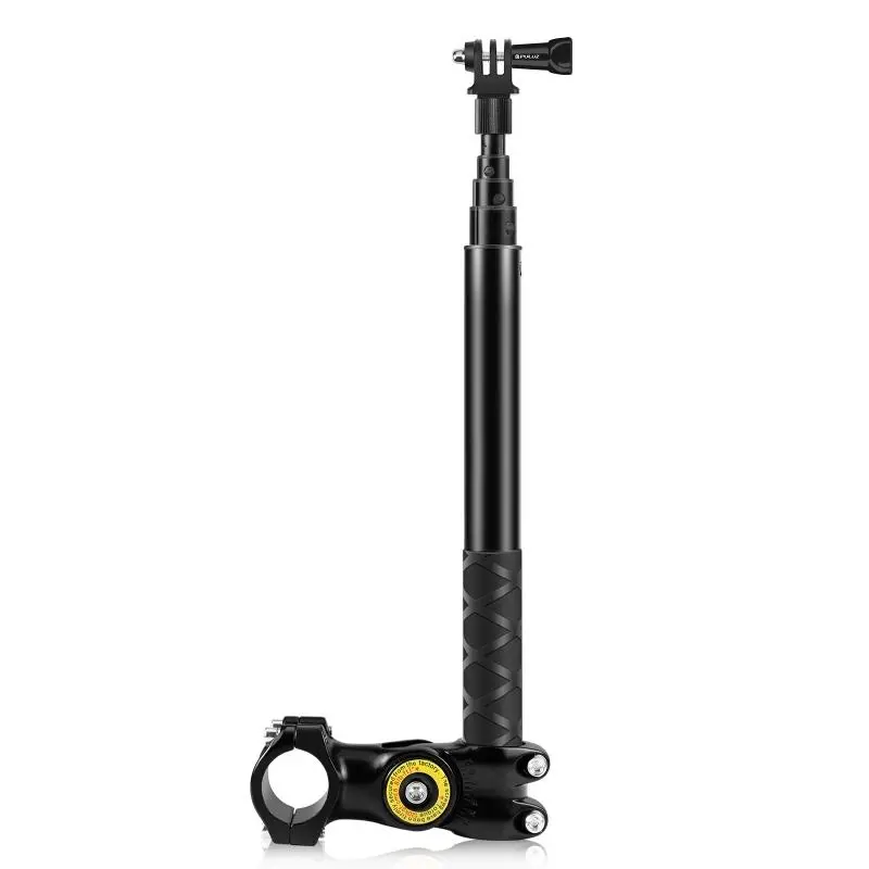 Motorcycle Handlebar Mount with Selfie Stick, Adjustable Bicycle Stem Clamp Bracket, Camera Bracket Adapter, Universal Holder for Cycling, Motorcycle Accessories, Bike Motorcycle Accessories