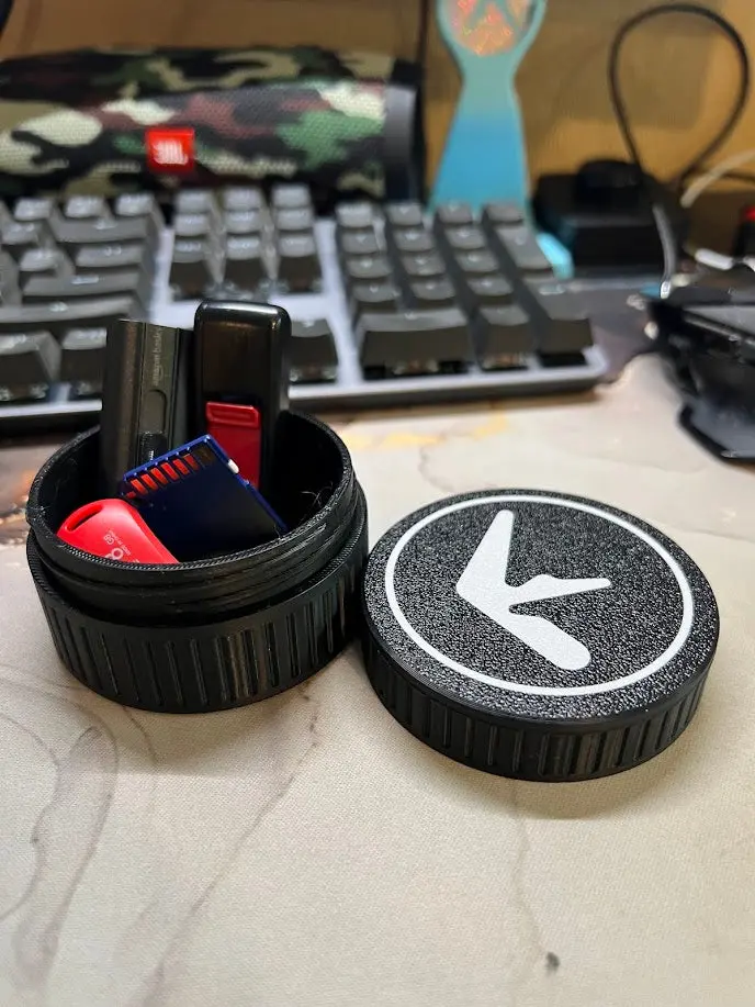 AFX Twist-Lock Container – Secure Stash Pod for Hardware, Parts, or Collectibles