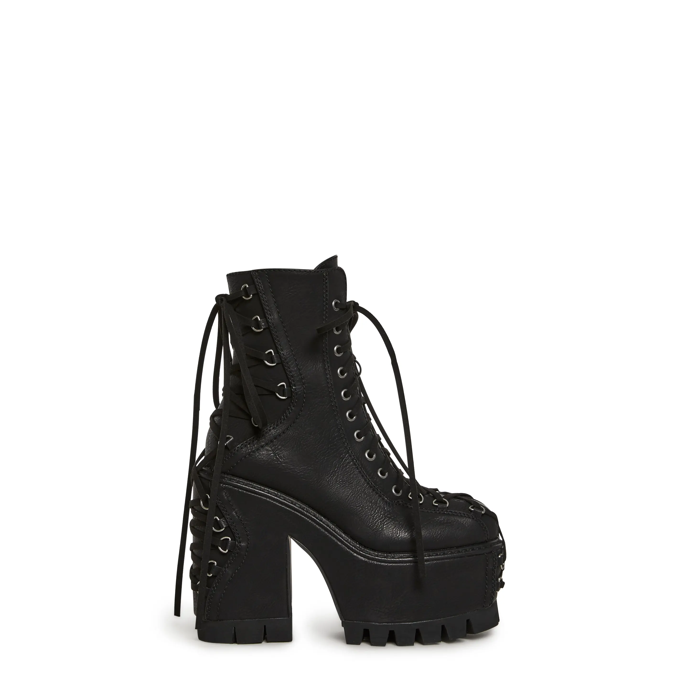 Woodland Lucid Dream Corset Boots - Black