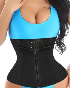 Short Torso Waist Trainers for Women tummy control shaper Faja Fajas Colombianas Girdle Waist Cincher 5 Times Waist Shaping Adjustable Underbust Firm Tummy Control High Waisted Shapewear Bodysuit Corset Fajas Para Mujer Womenswear Backless body shapewear