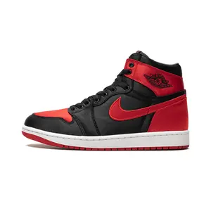AIR JORDAN 1 HIGH OG WMNS "Satin Bred" Sports Sneaker, Style Code FD4810-061