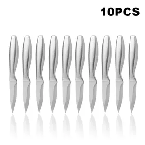 1/10Pcs Stainless Steel Cutting Knife Set, Vg10 Full Steel Chef Knife, Fruit Peeler, Ideal Gift for Various Needs, Japanese Kitchen Knives