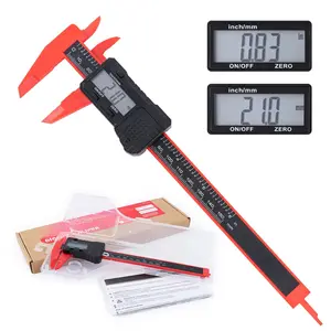 Digital Caliper 6 inch Digital Micrometer Caliper,ABS  for Accurate Measurements with LCD Screen, Auto-Off Feature, Inch and Millimeter Conversion