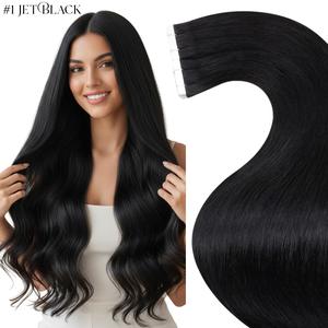 LaaVoo Tape in Hair Extensions Human Hair 20 Counts Natural Straight mothersdaygift Summer Outfit，Summer Survivals，Summer Wig