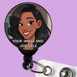 Custom Work Badge | Personalized With Photo & Title