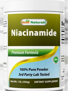 Best Naturals Niacinamide (Vitamin B3) Pure Powder 1 Pound