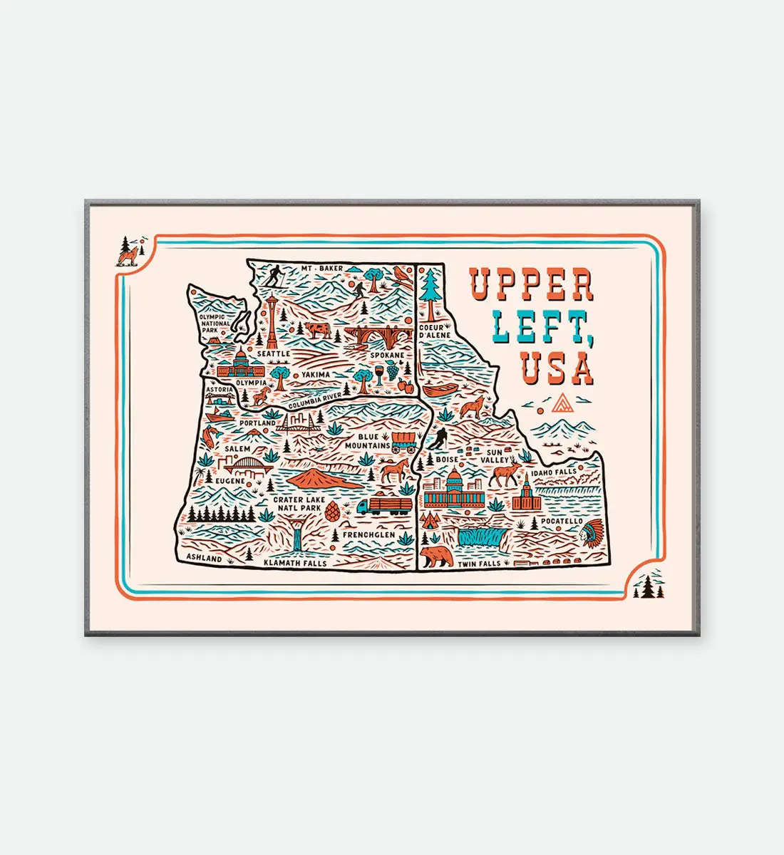 Upper Left Map