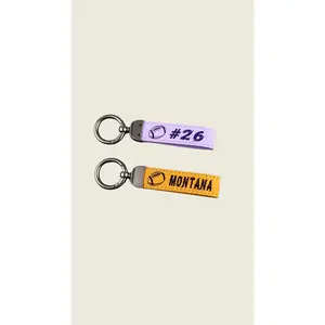 Personalized Football Keychain – Custom Engraved Leather Sports Gift