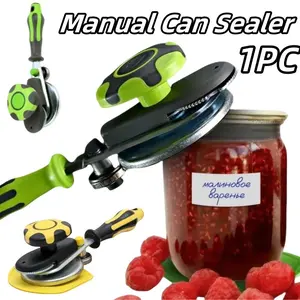 1PC Manual Jar Sealer for Home Kitchen, Easy-To-Use Glass & Plastic Jar Lids, Ideal for Pickling & Food Storage, Durable Design
