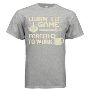 Born to Game Short Sleeve tshirt gamer  Menswear Shirt T-Shirt Top Casual Classic Cotton Classic Green Grey graphic apparel t-shirt cotton men oversized tshirt unisex graphic graphic tee shirt oversized shirts unisex casual apparel y2k streetwear