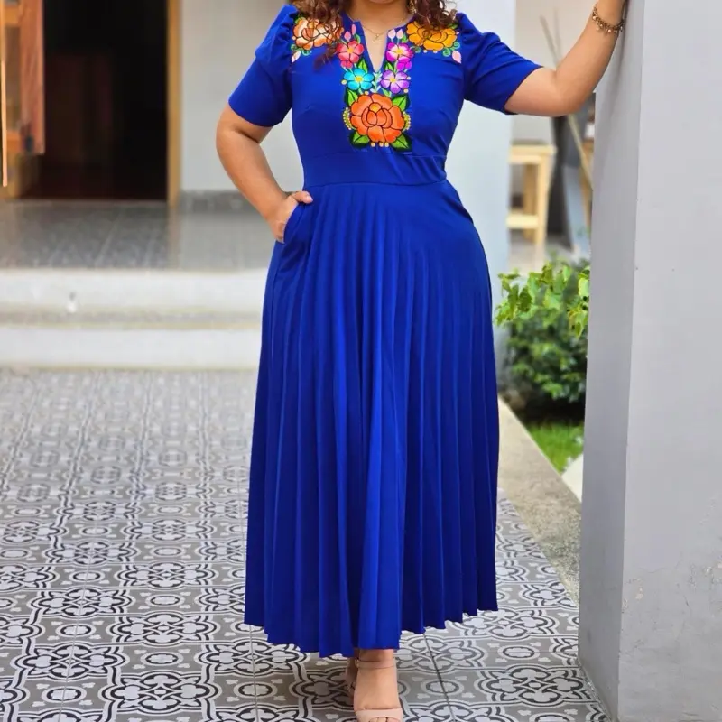 Vestido de fiesta tablón largo