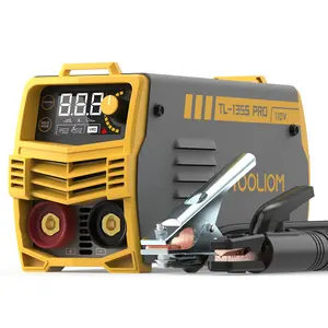 TOOLIOM 135A 110V Stick Welder with Digital LCD Display, MMA ARC Welding Machine for Home DIY and Repairs, Portable DC Inverter Welder with Hot Start, Arc Force & Anti-Stick