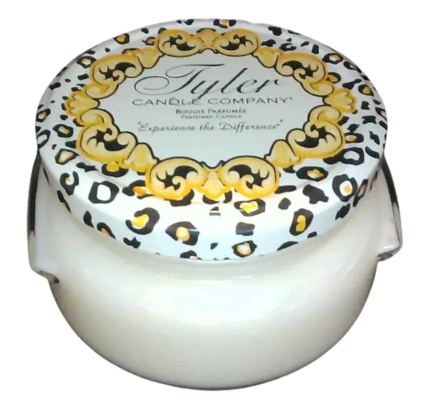 Tyler Candle Company Diva 11oz Hand Poured Paraffin Wax Candle - 2 Wicks, Chocolate Fragrance, Fruit Aroma, Decorative Home Decor Accent, Gift, 50-65 Hrs Burn Time, Includes Tyler Matches
