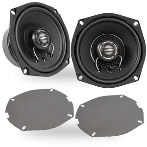 XFHD5F 600W Peak (300W RMS) 5.25" XF-Series 2-Ohm Front Fairing Speakers for Select 1998-2013 Harley-Davidson Touring Model Motorcycles