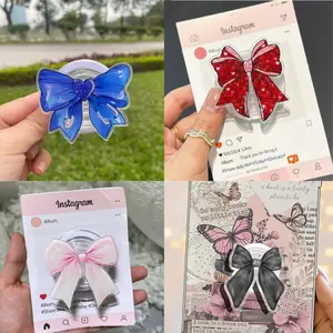 Cute Bow Magsafe Grip, Magsafe Phone Holder, Magnetic Popsocket for Anti-Drop