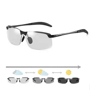 Photochromic Polarized Sunglasses, UV Protectionfor Men and Women, Lightweight and ldeal for Sports andNight Driving.