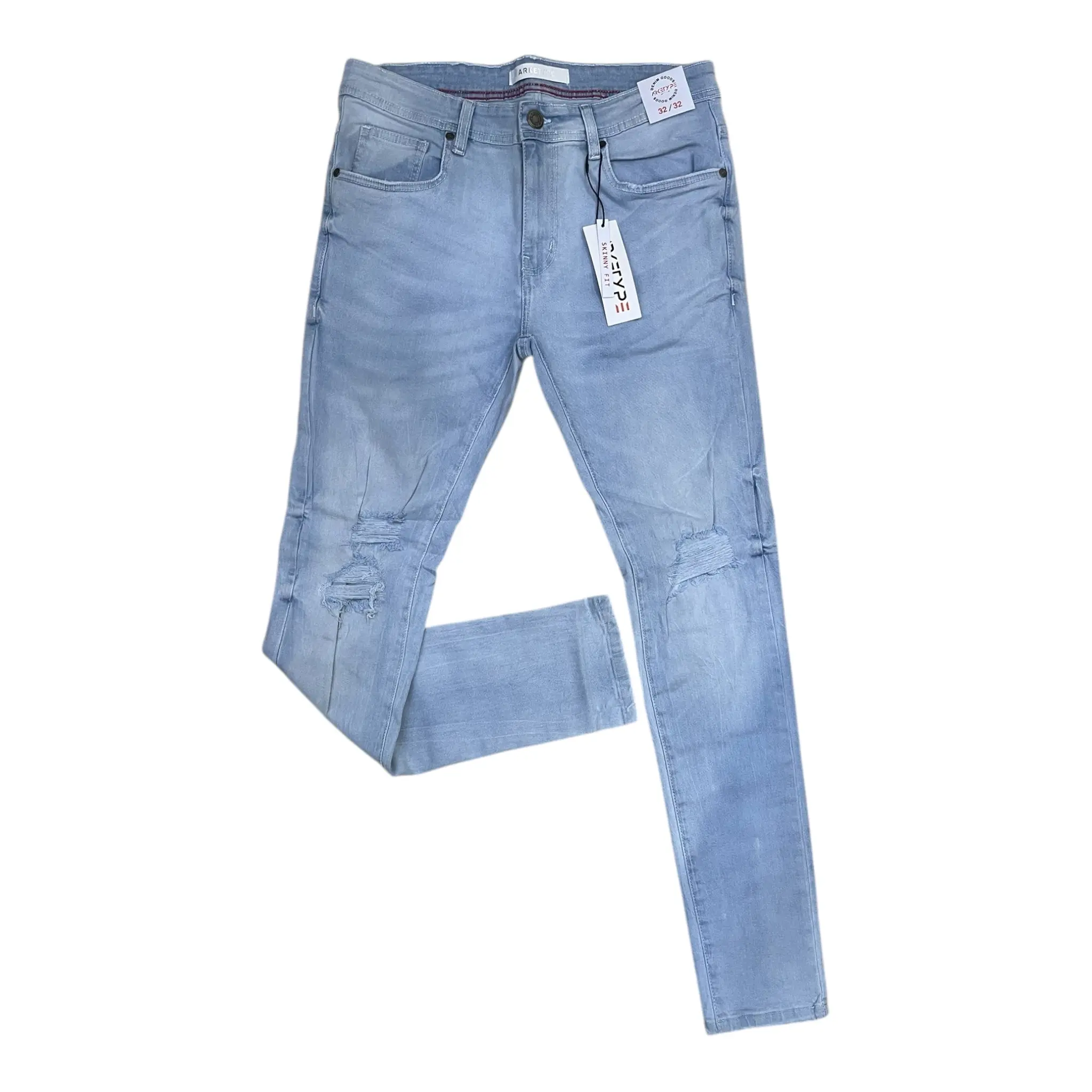 WH-P567 - Jersey Ripped Skinny-Fit Stretch Jeans