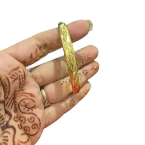 Nepali Gold Plated Bracelet Bangles Adjustable - Elegant Design for Stylish Wear