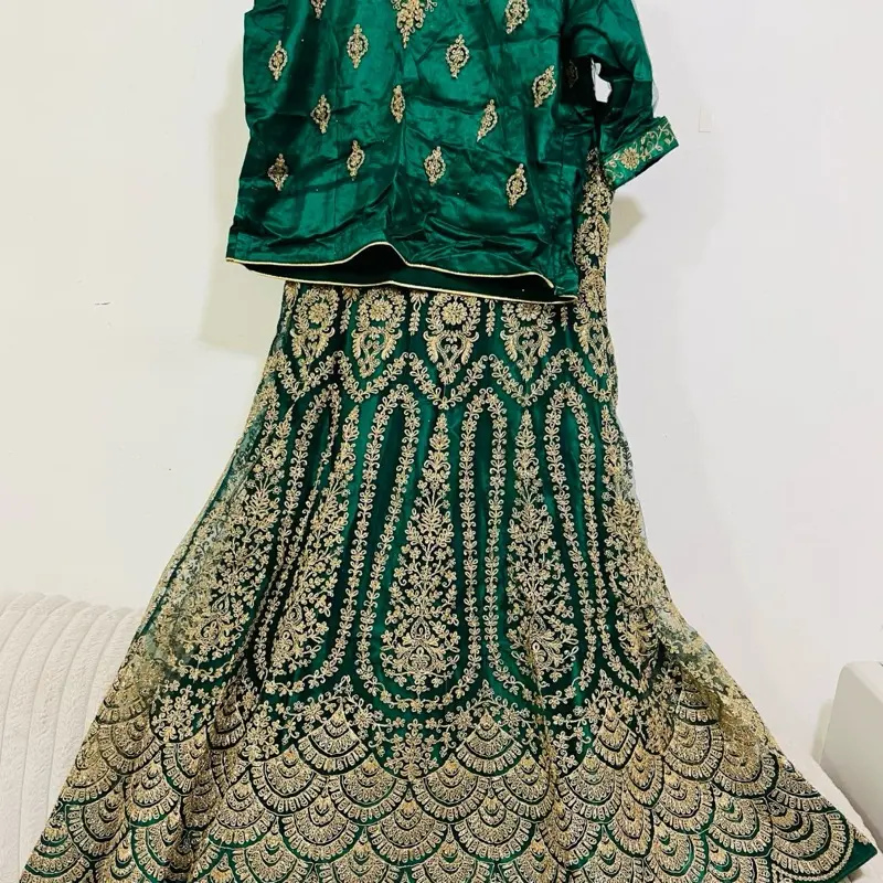 Gogress lehenga 3 piece readymade free size Blause adjustable Blause