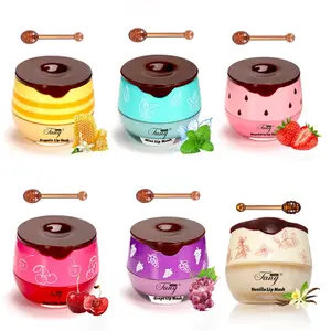 Fruit Flavor Lip Mask, 6 Counts/set Moisturizing Lip Mask, Hydrating Lip Care Mask, Lip Care Product for Women & Girls, Lip Moisturizer