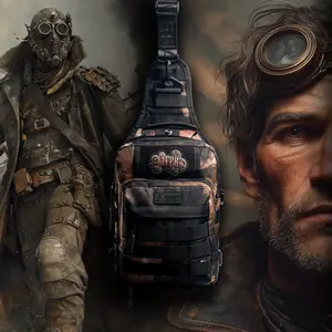 9L Tactical Sling Bag Steampunk