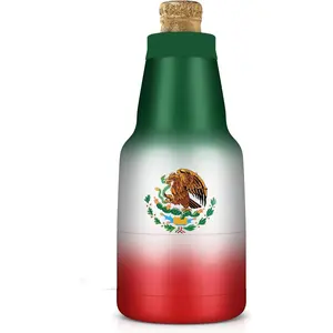 Chubby  - Mexican  Bottle Cooler - Stainless Steel Double Wall Vacuum Insulated compatible with Modelo Beers (Mexico)