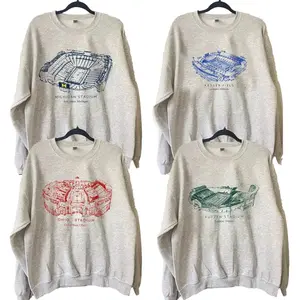 University Football Stadium Sweatshirt, Unisex Crewneck Sweatshirt, Game Day Football Pullover for Men and Women, Gift for Football Fans